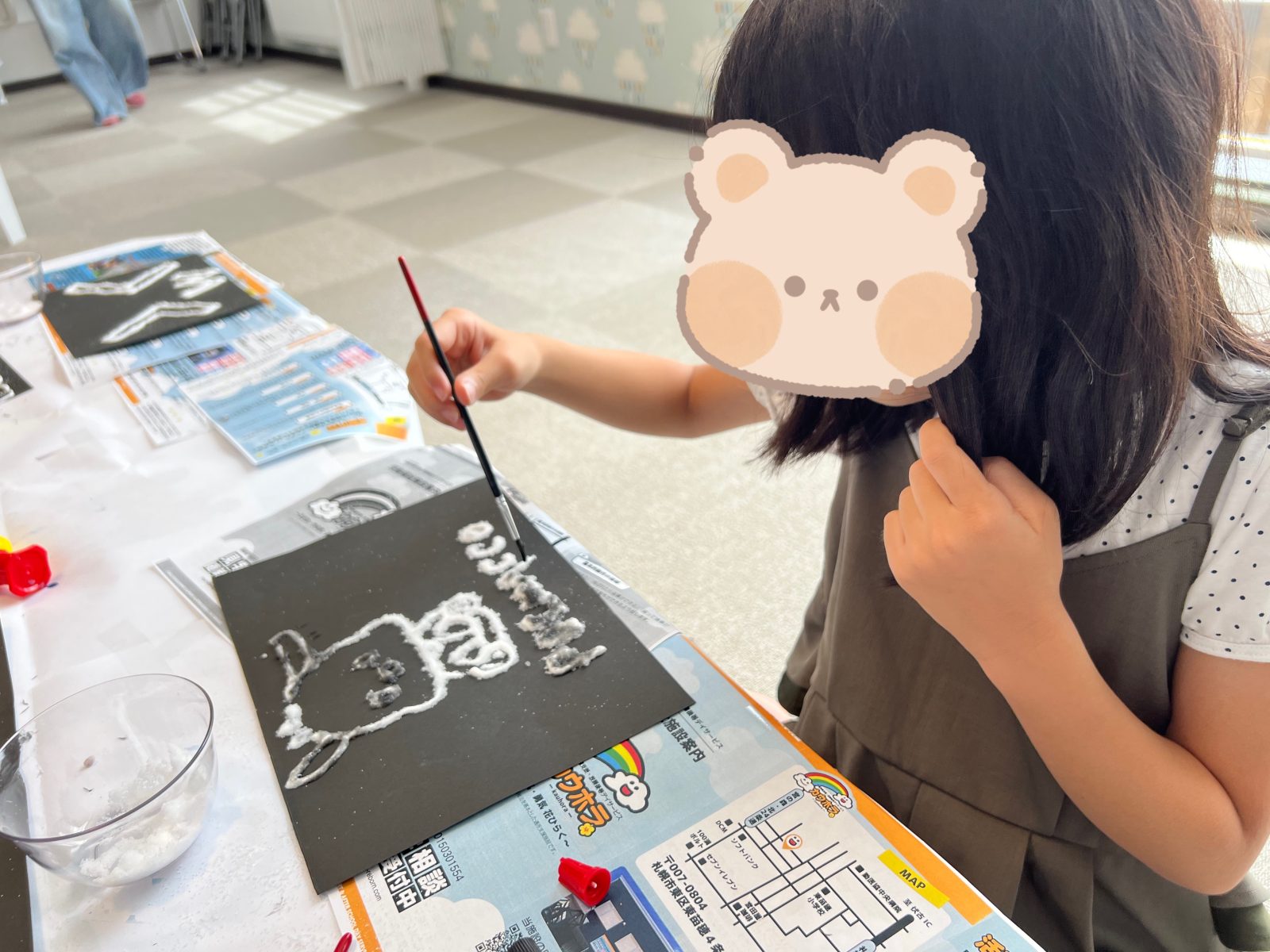 ソルトペイントで楽しみました💫