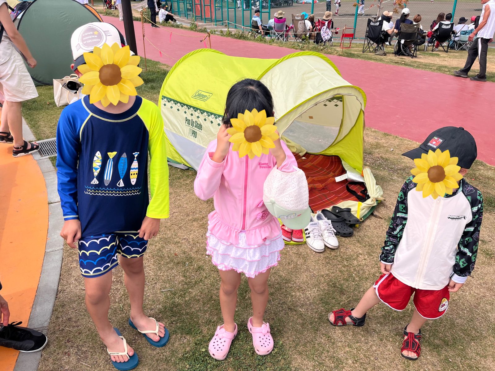 水遊びにぴったりのお天気になりました🐳