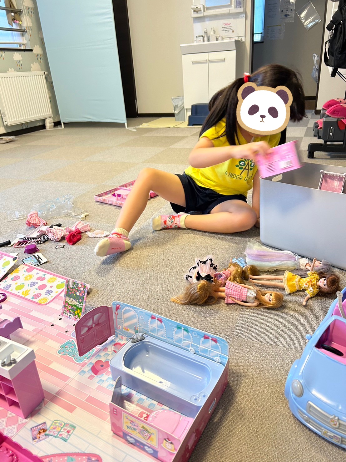 背中合わせボール運びリレー🌈