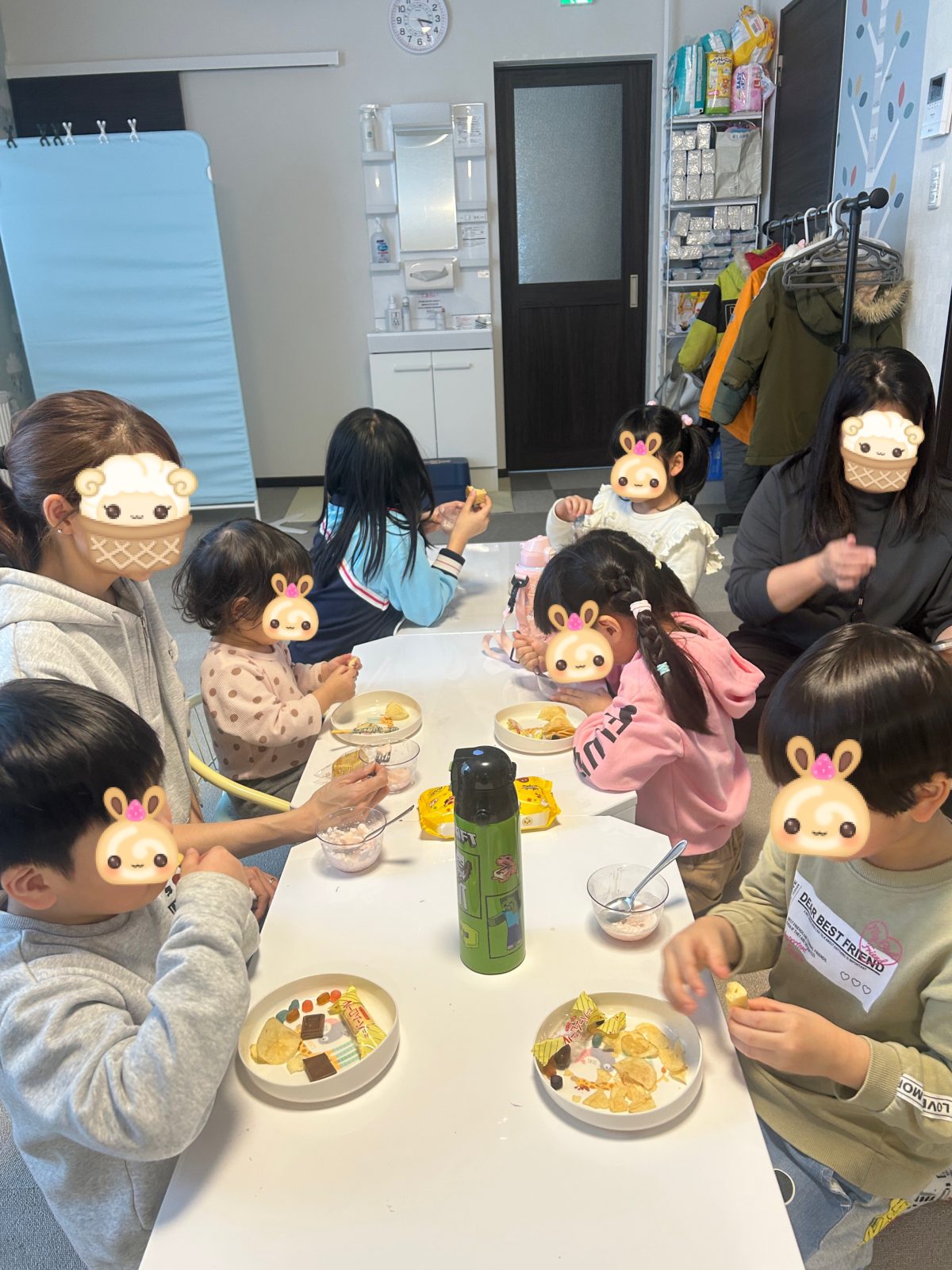 今日は室内で過ごしましたよ🎈