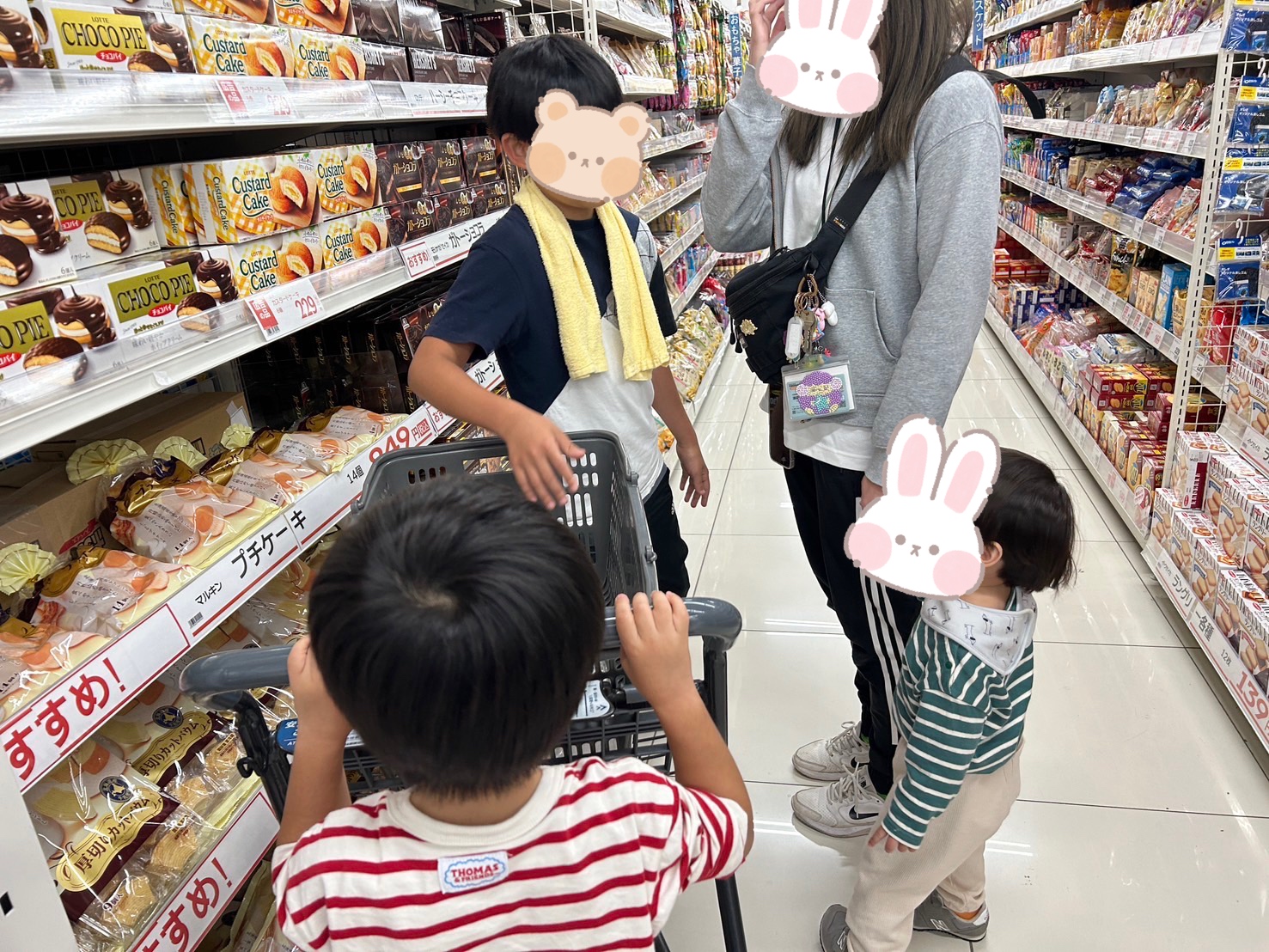 明日のおやつ買い出し🍨＆コロコロドッチボール✨