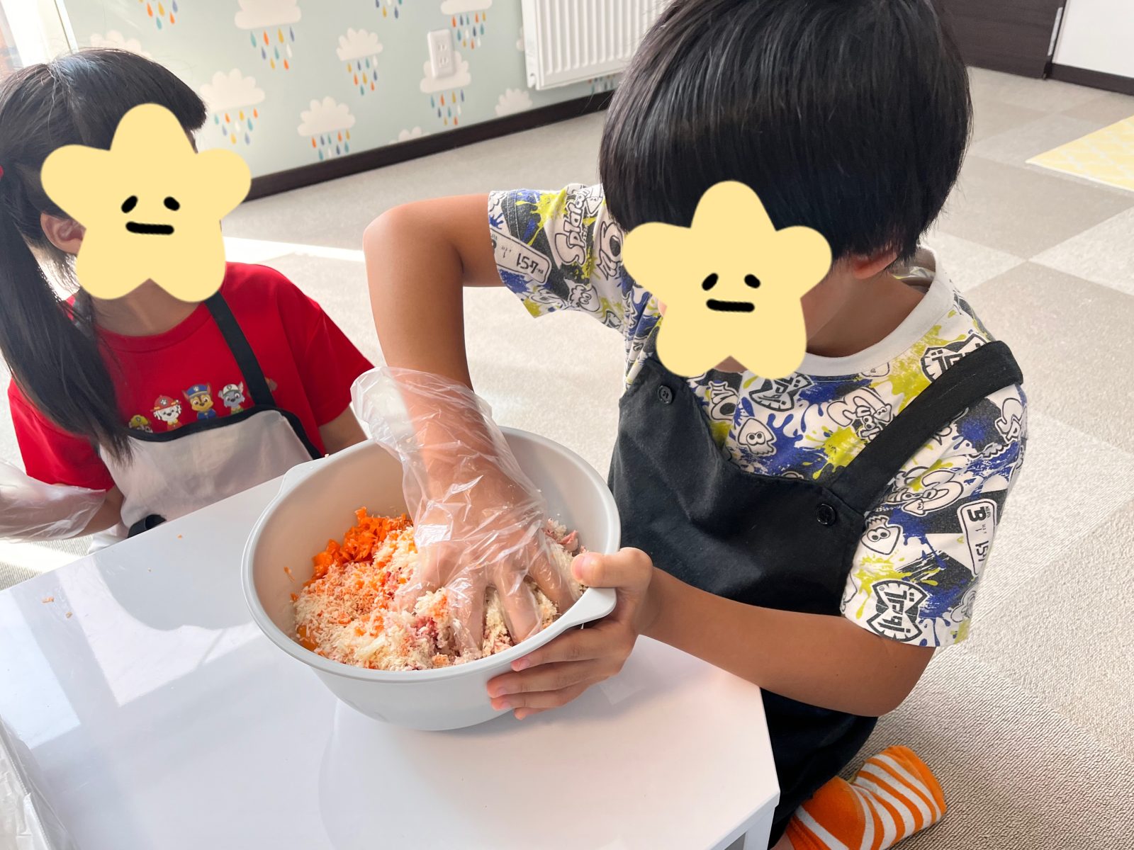 ハンバーグ作り🍚