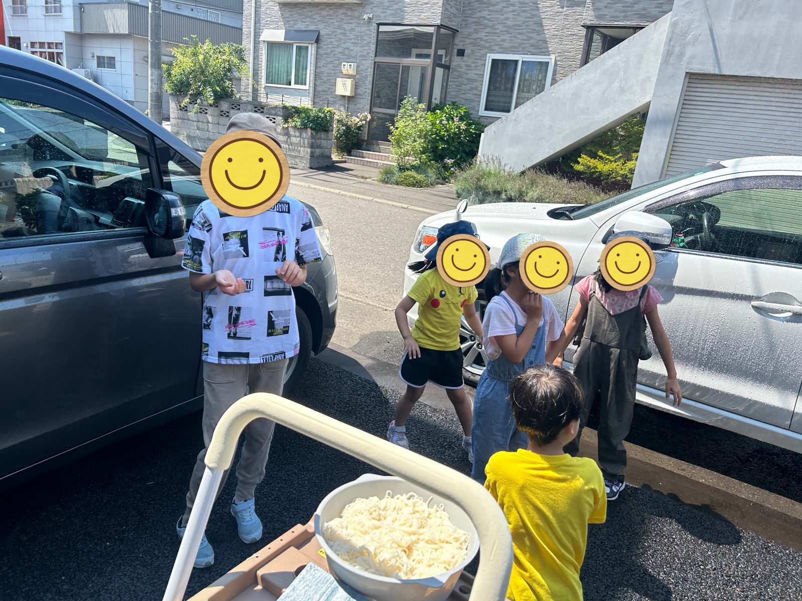 流しそうめん大成功⭐