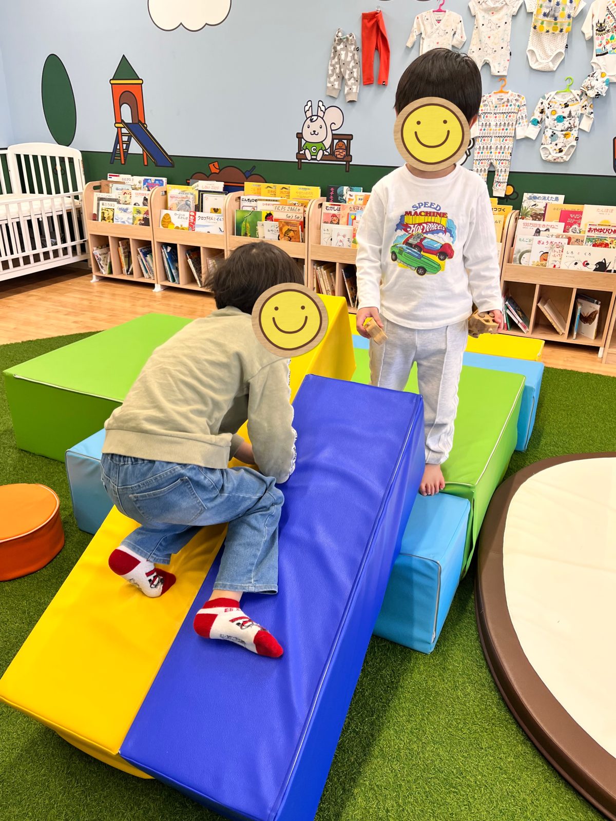 今日は場所を変えてみました🐻