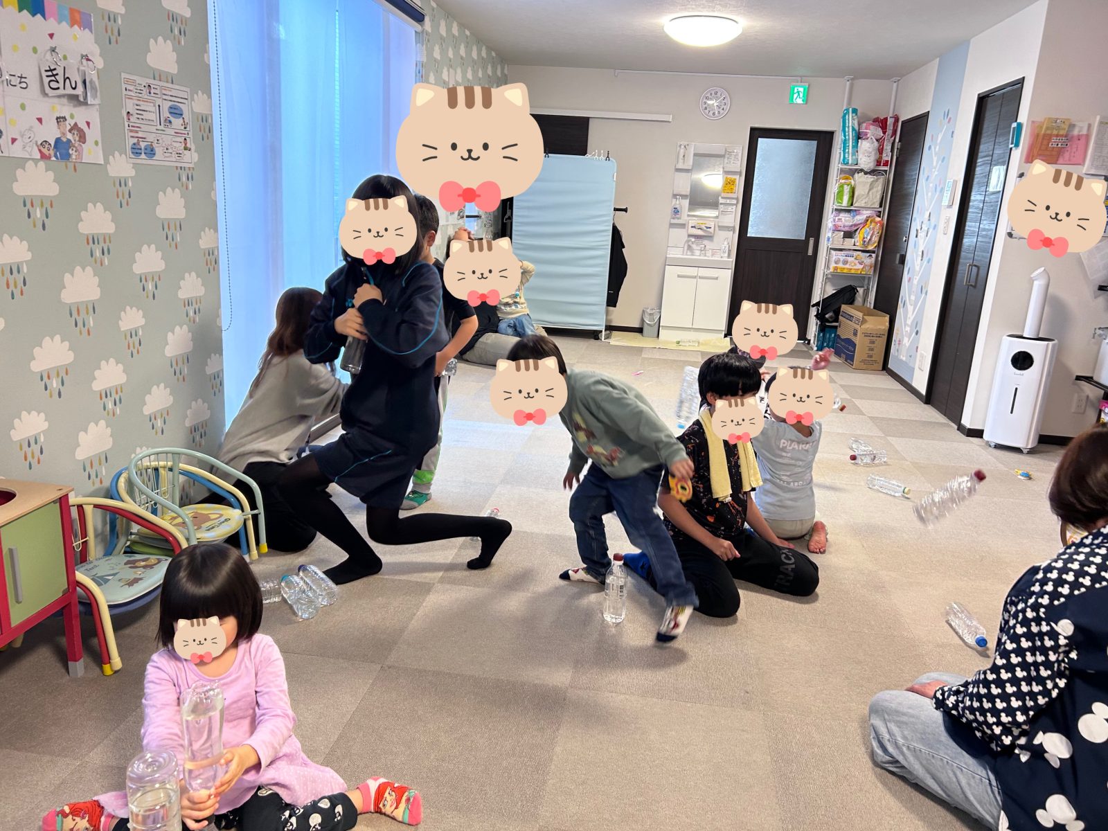 児童館&ペッボトルゲーム✨