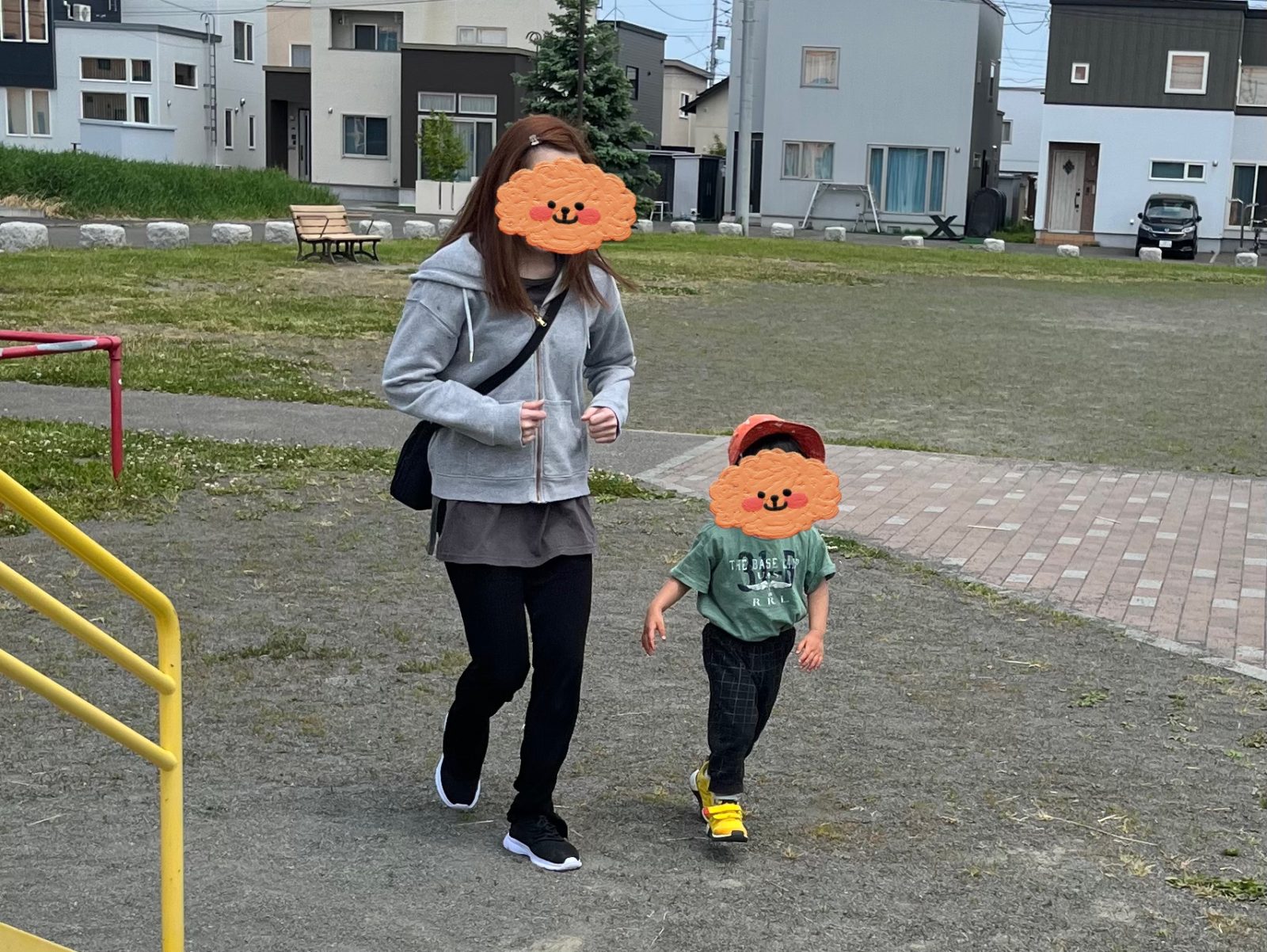 公園🛝&キラキラスティック✨