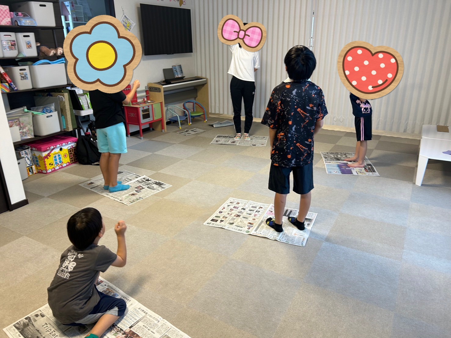 デカルコマニーに挑戦✨