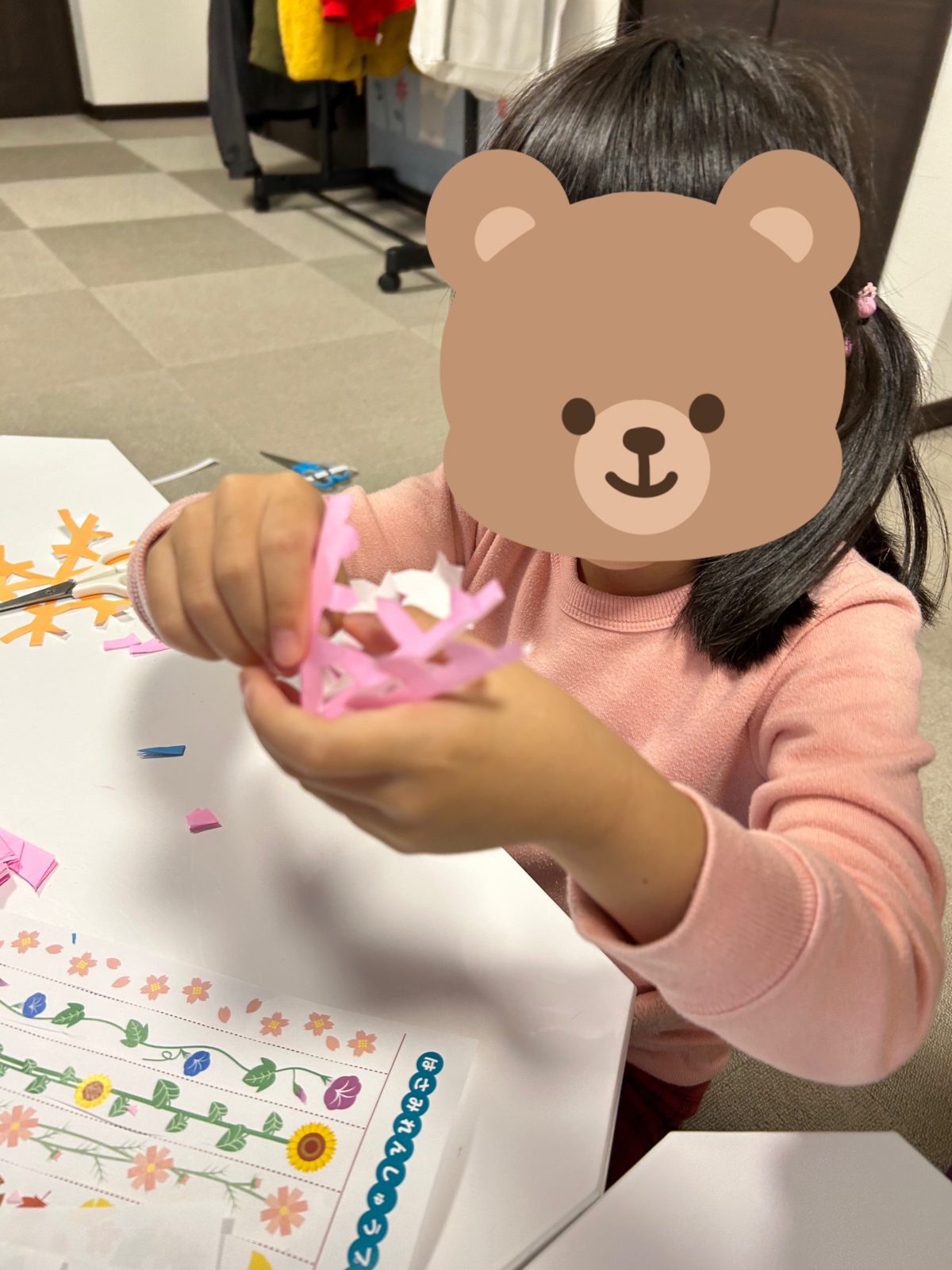 雪の結晶作りに挑戦！！