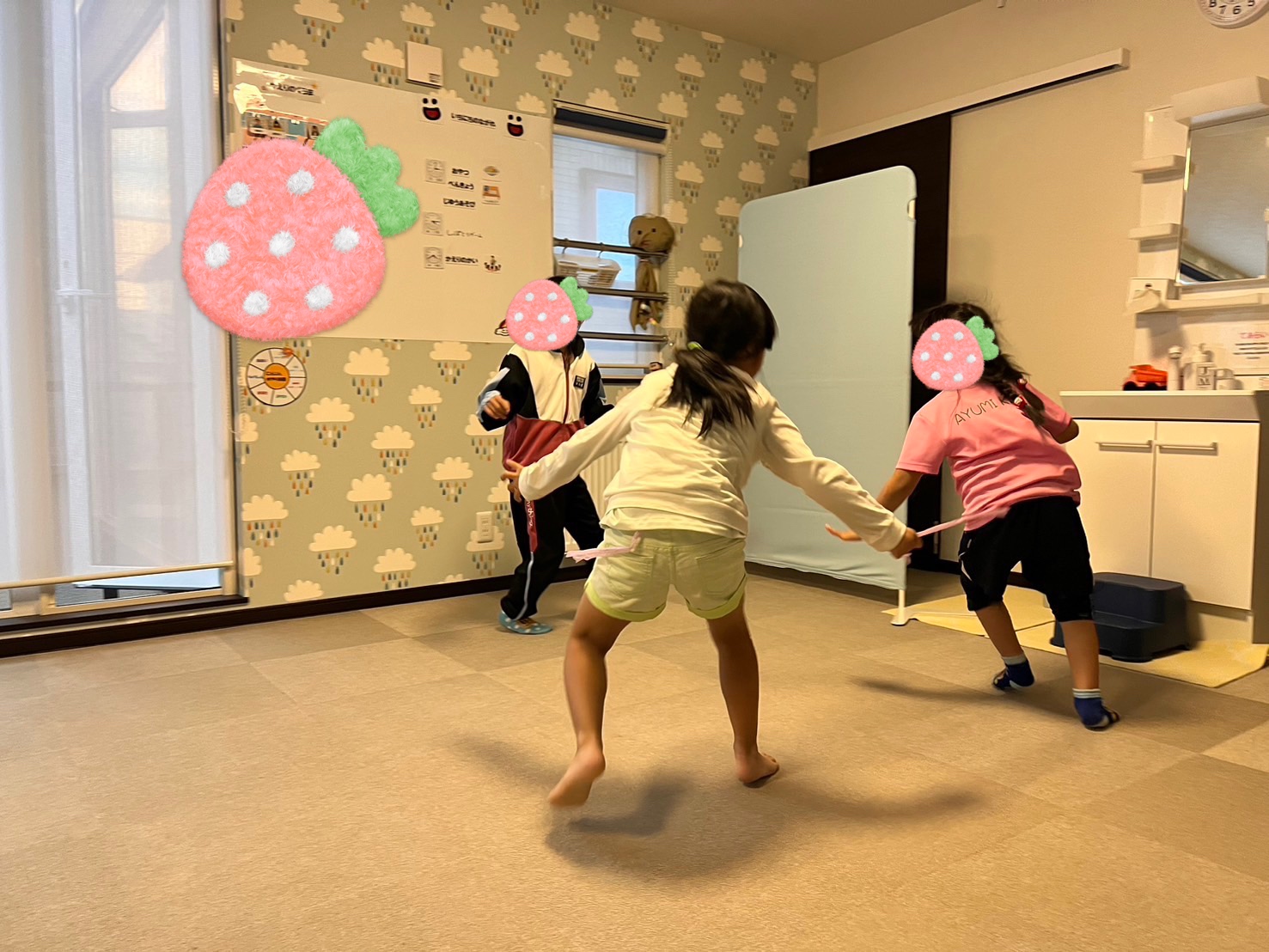 きたかぜ広場公園＆尻尾取りゲーム