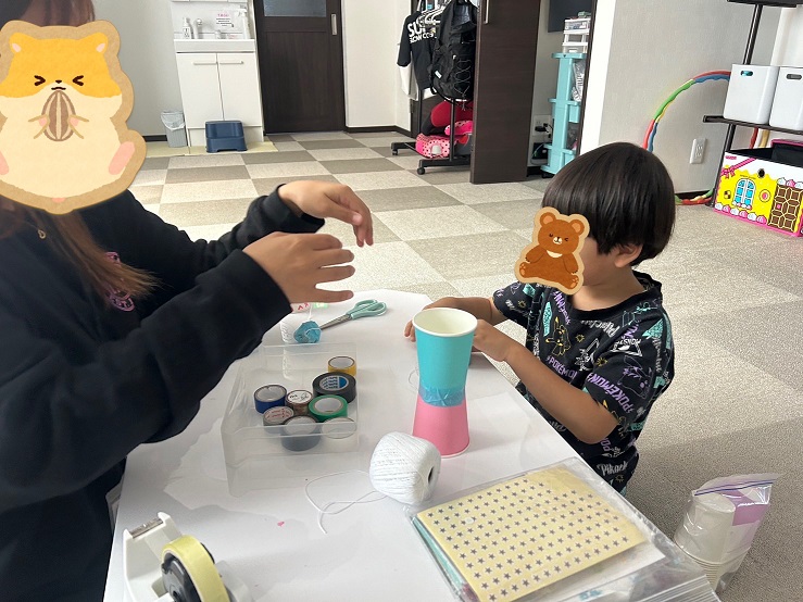 紙コップでけん玉作り