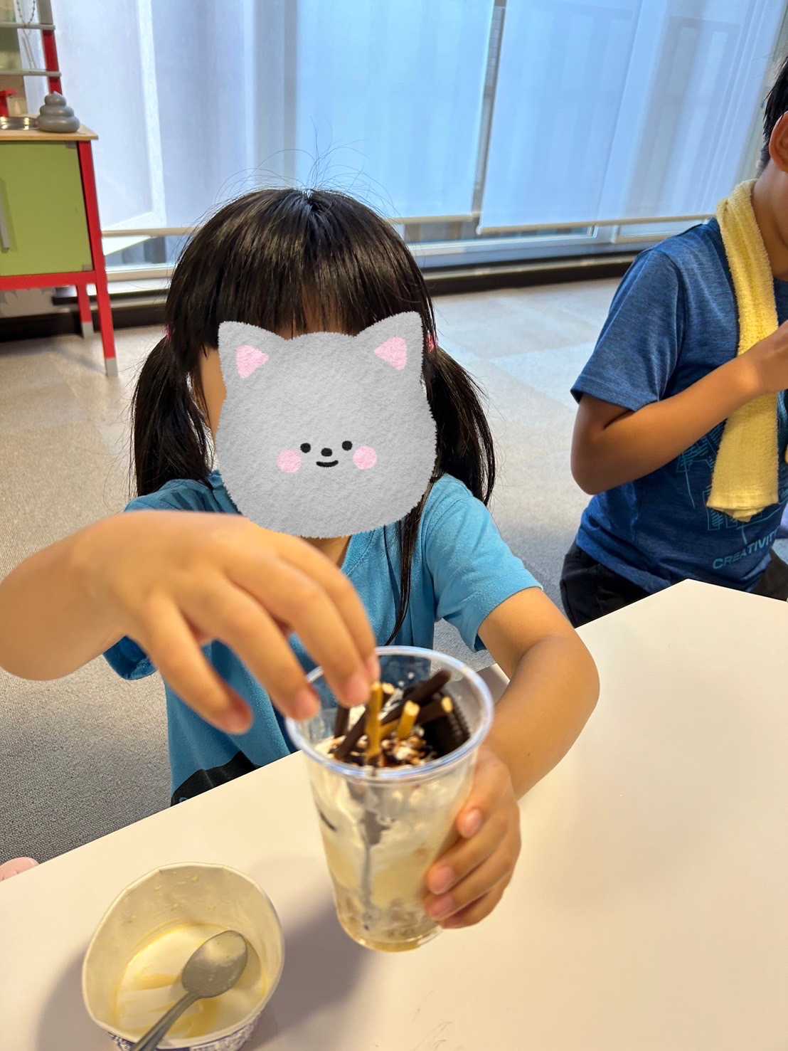 今日は特別なおやつの日でした🍨