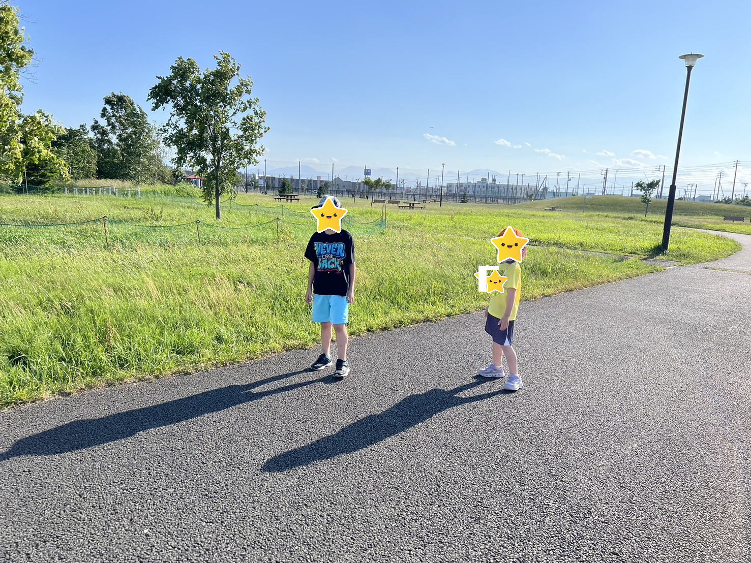 公園にぴったりの晴れになりました🌞