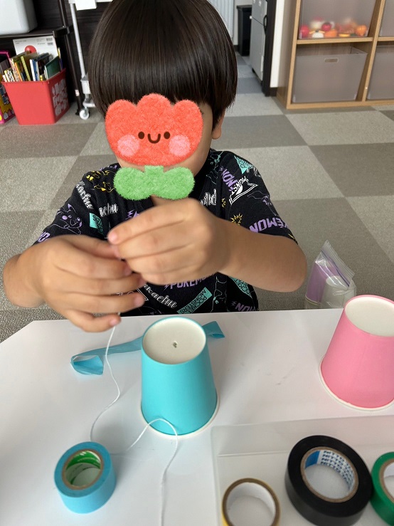 紙コップでけん玉作り