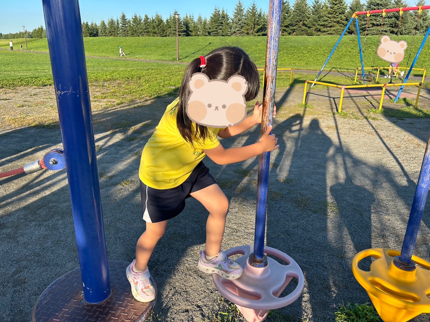 丘珠緑地公園に行ったよ🌈