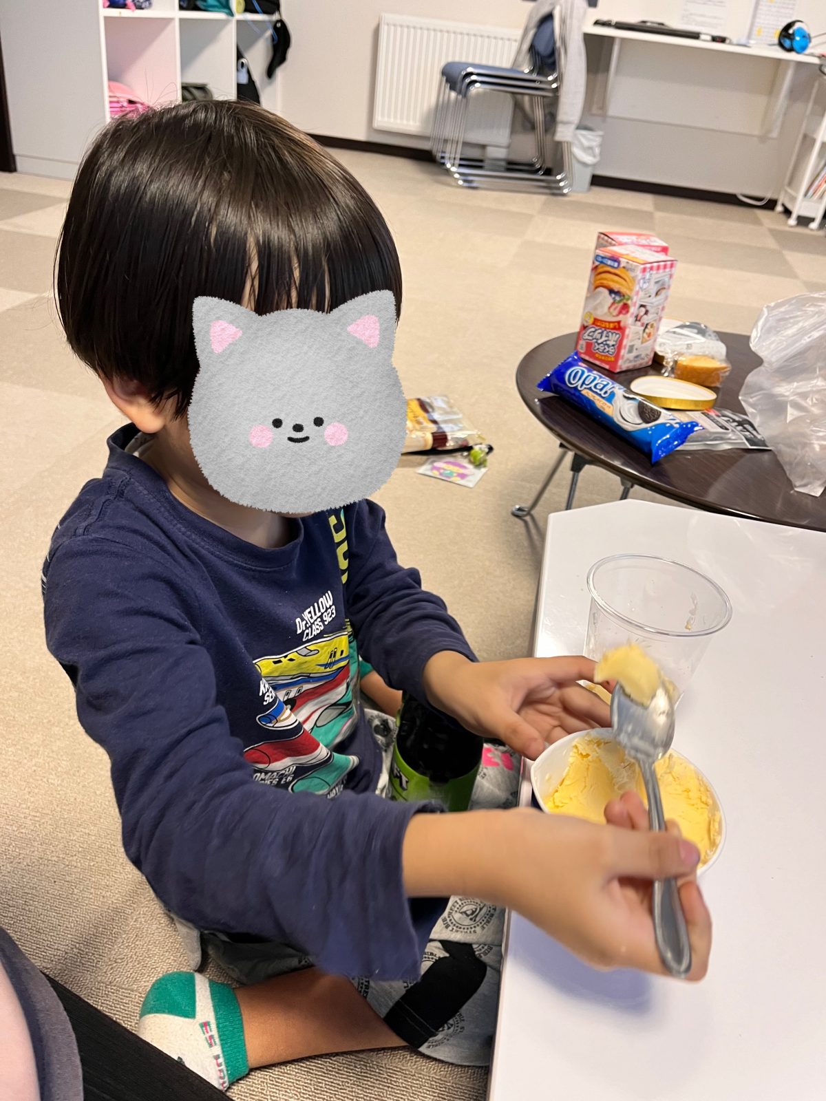 今日は特別なおやつの日でした🍨