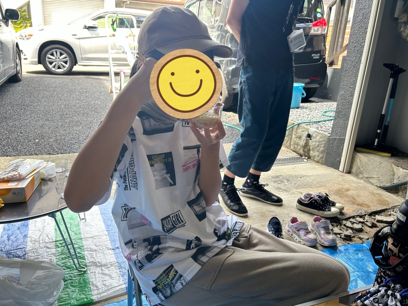 流しそうめん大成功⭐