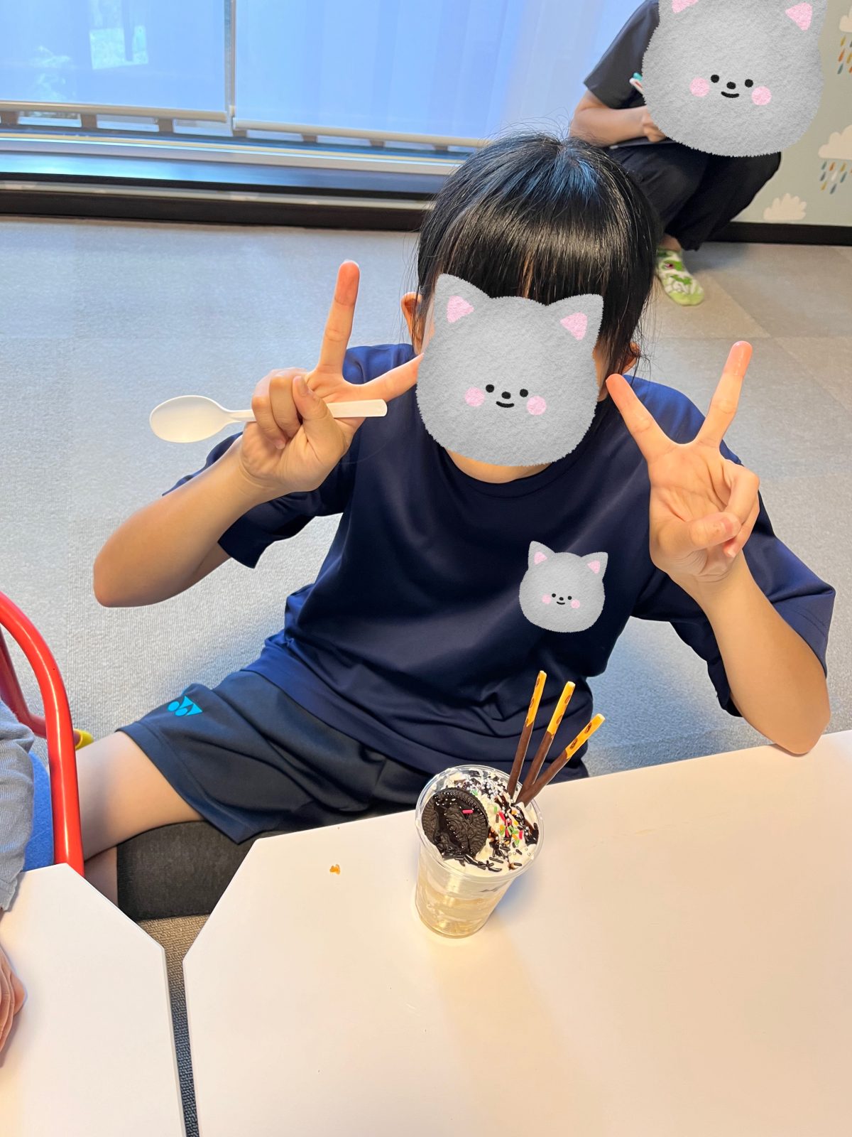 今日は特別なおやつの日でした🍨
