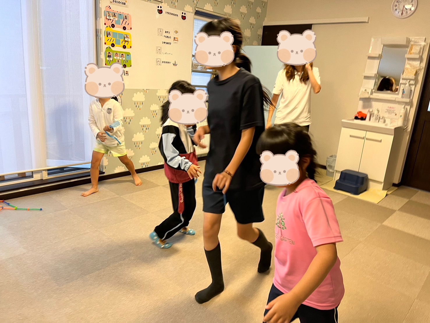 きたかぜ広場公園＆尻尾取りゲーム