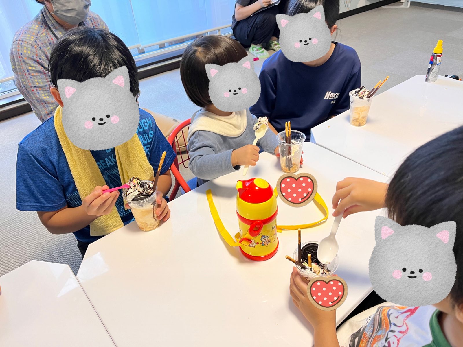 今日は特別なおやつの日でした🍨