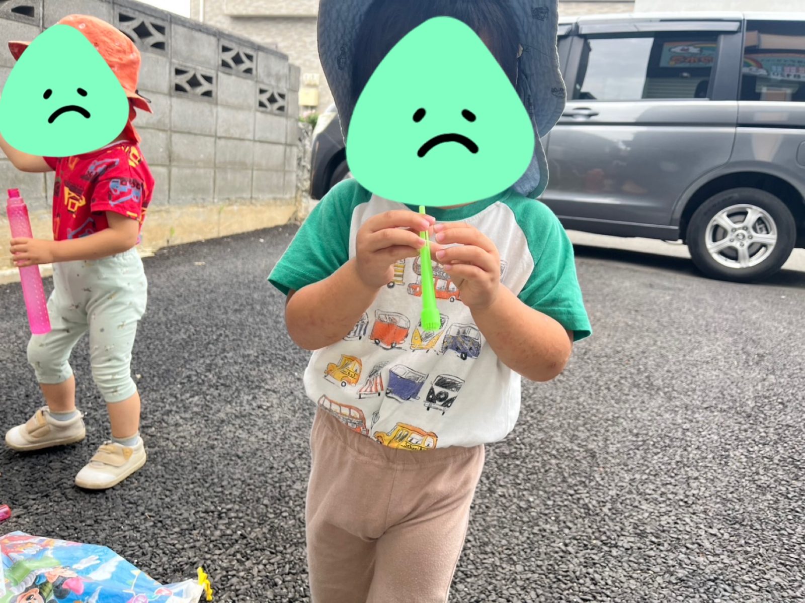 外遊び&布の中身はな~んだ!