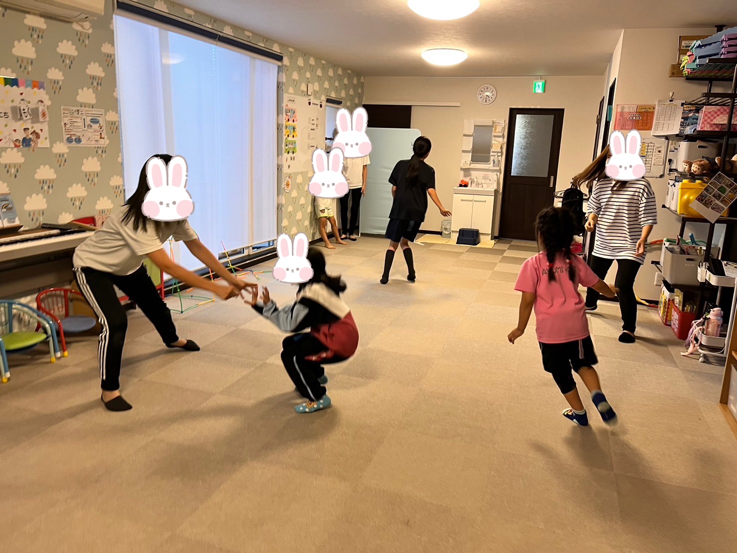 きたかぜ広場公園＆尻尾取りゲーム